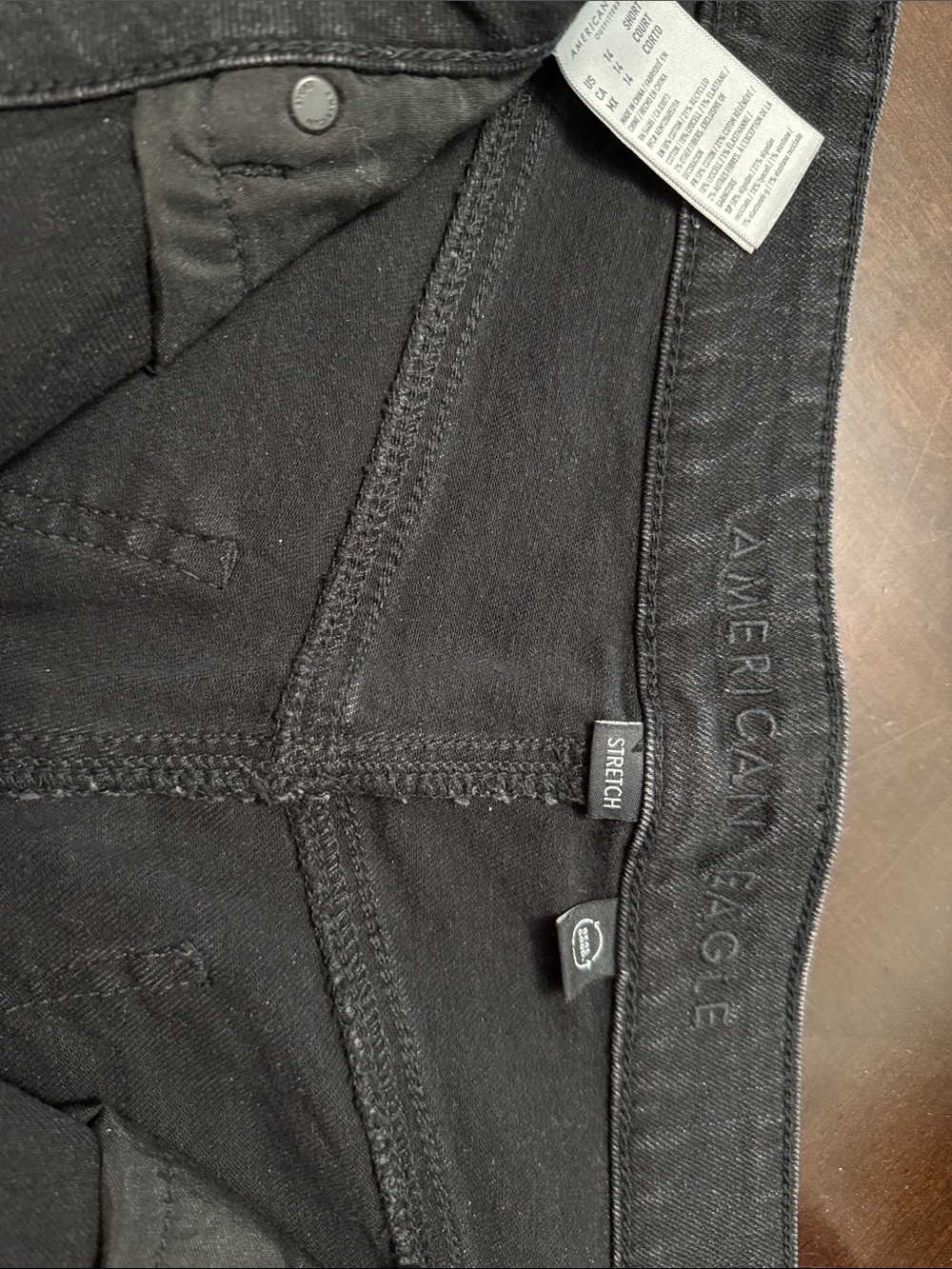 American Eagle Outfitters womans Black Slim Stretch Jeans